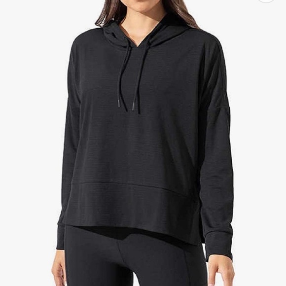Mondetta Ladies' Ottoman Hoodie in size XXL outdoor performances yoga black - Picture 1 of 10